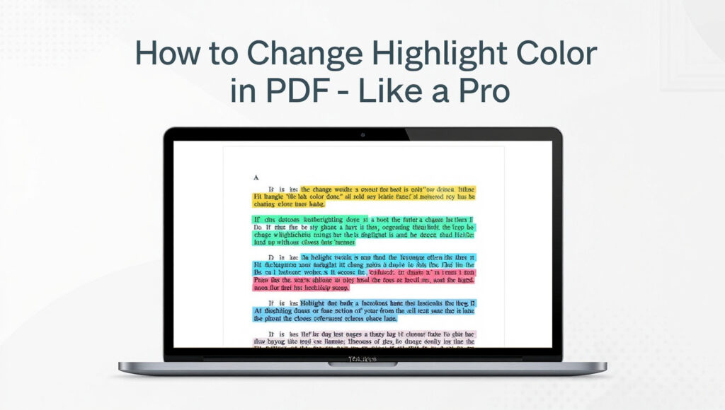 Highlight Color in PDF